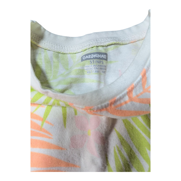 GARANIMALS-Outfit Short Sleeve Tee w/Matching Shorts - Size 5T-Well Cared For - Picture 5 of 10